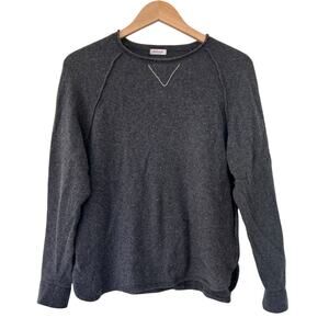 Rossopuro Gray Wool Cashmere Sweater Sz S
